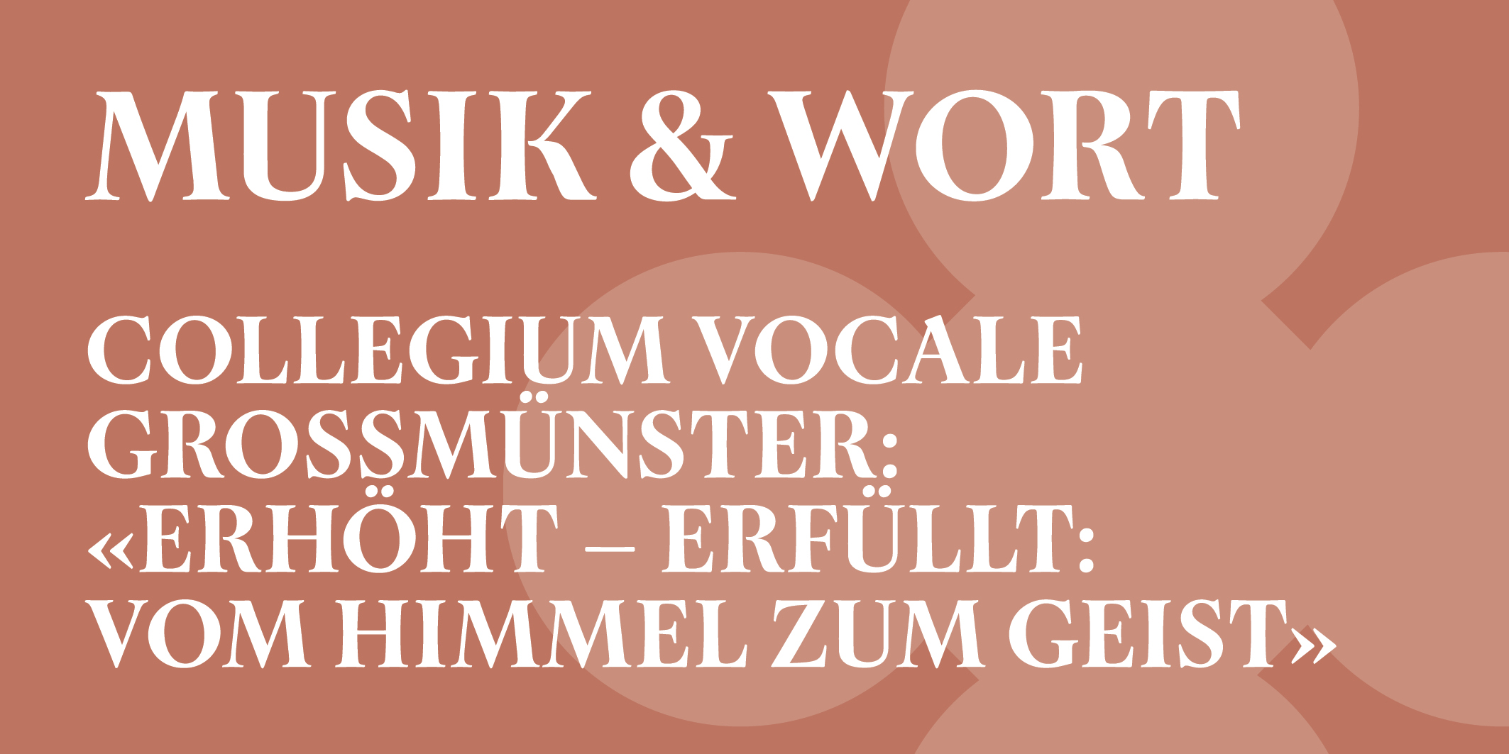 Musik & Wort Mai © 2026 Kloster Kappel