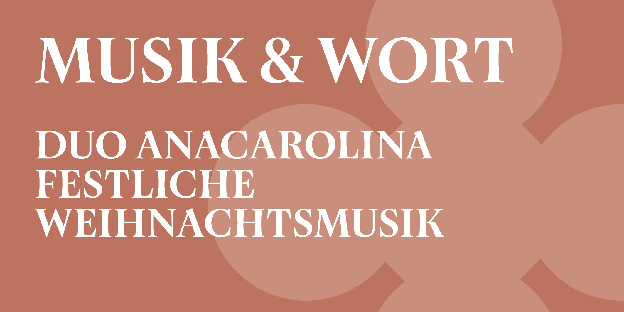 Duo anACarolina © 2026 Kloster Kappel