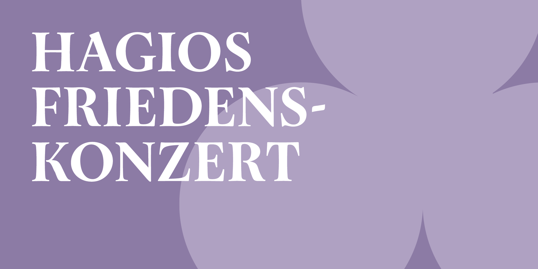 HAGIOS Friedenskonzert © 2026 Kloster Kappel